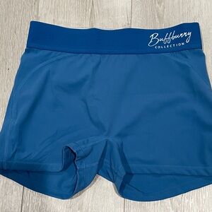 BuffBunny teal athletic shorts